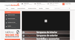 Desktop Screenshot of mayoristailuminacion.com
